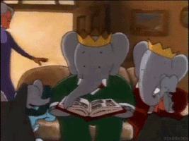 Gif animé Babar famille